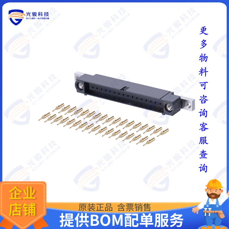 M80-5C13405MU 连接器CONN PLUG PNL MNT 24-28AWG 34POS