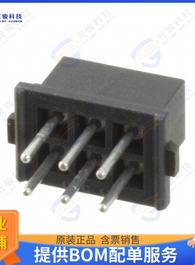 M80-8500642 连接器CONN RCPT 6POS 0.079 GOLD PCB