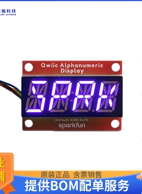 COM-16918【QWIIC ALPHANUMERIC DISP PURPLE】扩展板、子卡