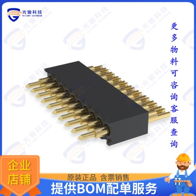 854-22-010-10-053101 连接器.050  PITCH SINGLE ROW, SOLDERCU