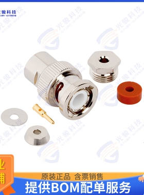 112477 连接器CONN BNC PLUG STR 50 OHM CRIMP