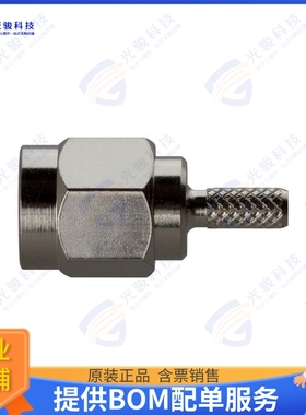 RSA-3000-A 连接器SMA MALE CRIMP; 50 OHMS