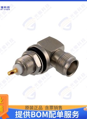 PE51260 连接器TNC JACK RIGHT ANGLE BULKHEAD MO
