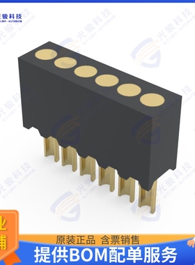 856-10-006-10-003000 连接器.050  PITCH SINGLE ROW SOLDERCUP