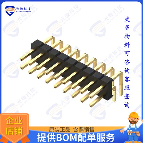 BF060-18A-B-0200-0280-0305-L-D 连接器18POS, 2MM PITCH PIN HD