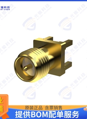 PCB.SMAFRPST.HT 连接器SMA(F)ST RP FOR PCB MOUNT AU PLA