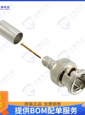 112951 连接器CONN BNC PLUG STR 75 OHM CRIMP