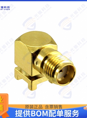 CONSMA002-SMD-G 连接器CONN SMA RCPT R/A 50 OHM SMD