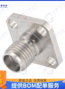 PE45568 连接器SMA(F) FLD RPL 4HOLE 0.015  PIN