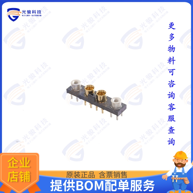 GRF1-J-P-02-E-ST-TH1-E 连接器CONN MMCXV JACK STR 50 OHM PCB