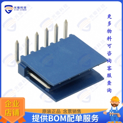 281698-6 连接器CONN HEADER R/A 6POS 2.54MM