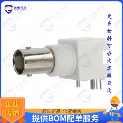 5227161-1 连接器CONN BNC JACK R/A 50 OHM PCB