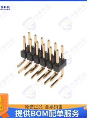 10129382-912001BLF 连接器CONN HEADER R/A 12POS 2.54MM