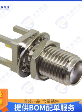 CONSMA008 连接器CONN SMA RCPT STR 50 OHM PCB