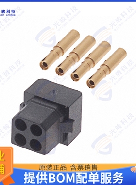 M80-8880405 连接器CONN RCPT 4P CRIMP 24-28AWG GOLD