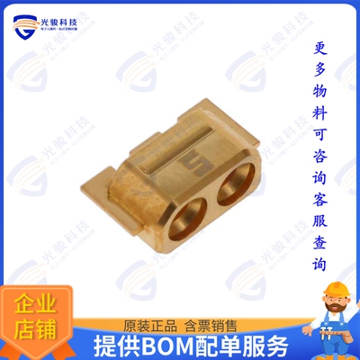 GPPC-PF-1-02-EG-ST-EM-1N 连接器CONN SMPM PLUG 2POS GLD EDGE