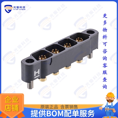 KA1-MV10405M1 连接器CONN HDR 8.5MM VERT PCB 4POS