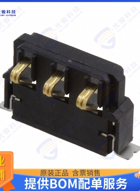 1827928-1 连接器CONN SPRING BATTERY 3POS R/A SMD