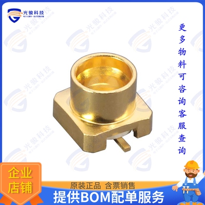 CONSMP001-SMD-G-T 连接器CONN SMP PLUG STR 50 OHM SMD