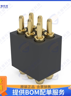 855-22-006-30-041101 连接器.050  PITCH DOUBLE ROW, SPRING-L