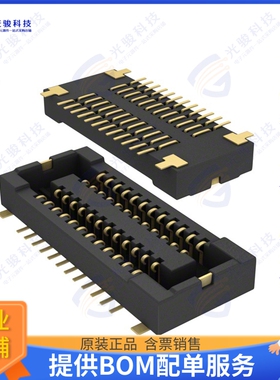 AXT524124 连接器CONN SOCKET 24POS SMD GOLD
