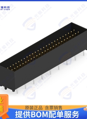 224558-E 连接器50-PIN, VERTICAL, SMT/THR