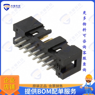 1761681-6 连接器CONN HEADER VERT 16POS 2.54MM