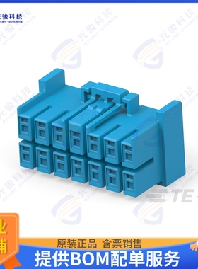 1-2420266-4 连接器SOCKET HSG 2X7P BLUE HCI 4.0 PIT