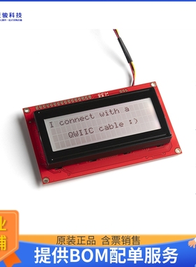 LCD-16398【SPARKFUN 20X4 SERLCD - RGB BACKL】扩展板、子卡