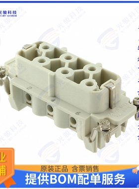 936010211连接器 6P + PE FEMALE INSERT 35A 830V/U