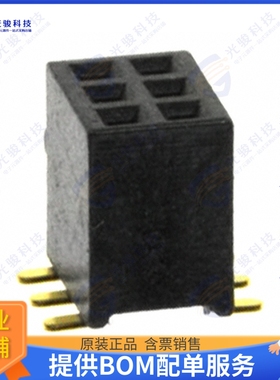 LPPB032NFSS-RC 连接器CONN HDR 6POS 0.05 GOLD SMD