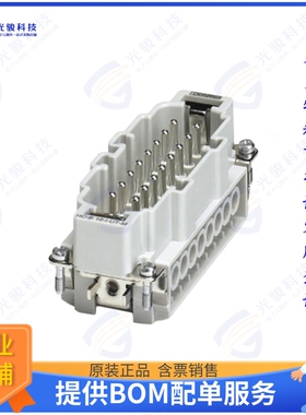 1584871连接器 INSERT MALE 16POS+1GND SCREW