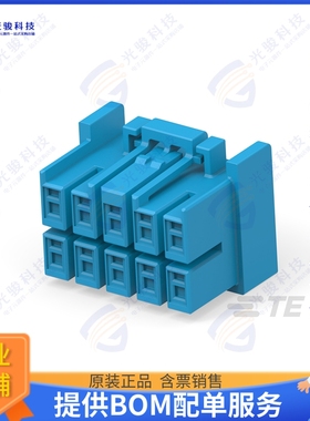 1-2420266-0 连接器SOCKET HSG 2X5P BLUE HCI 4.0 PIT