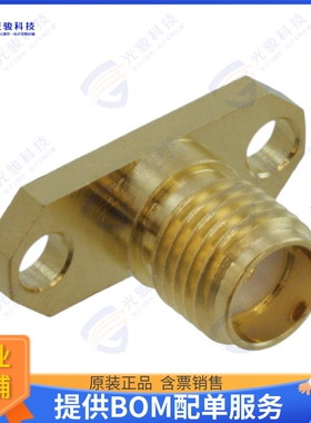 132167 连接器CONN SMA RCPT STR 50 OHM SOLDER