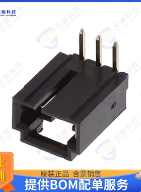 CDR-03-GR 连接器HEADER RA TH GOLD 3POS .1  SINGL