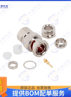 112335 连接器CONN BNC PLUG STR 75 OHM SOLDER