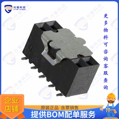 5-147105-5 连接器CONN RCPT 10POS 0.1 GOLD SMD