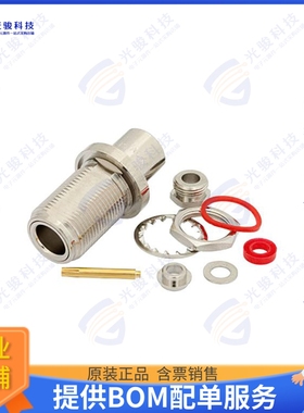 PE4114 连接器N FEMALE BULKHEAD CONNECTOR CLAM