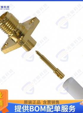 132108RP 连接器CONN RPSMA JACK STR 50OHM SOLDER