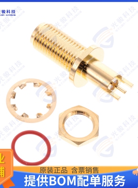 132421 连接器SMA RCP  6GHZ ST PANEL MOUNT