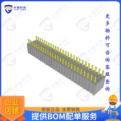 BSW-126-24-G-D 连接器CONN RCPT 52POS 0.1 GOLD PCB