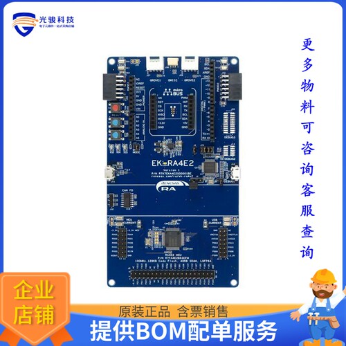 RTK7EKA4E2S00001BE【EK-RA4E2 EVALUATION KIT FOR RA4E】嵌入