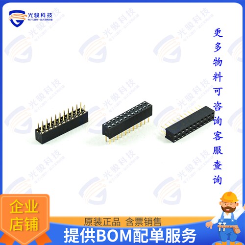 2141-2X20G00SA 连接器PCB SOCKET, DOUBLE ROW, 40 PIN,