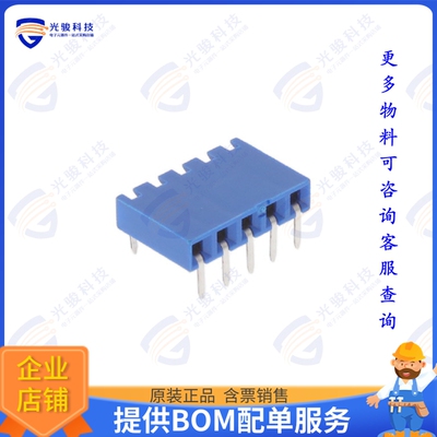 89882-305LF 连接器CONN RCPT 5POS 0.1 GOLD PCB R/A