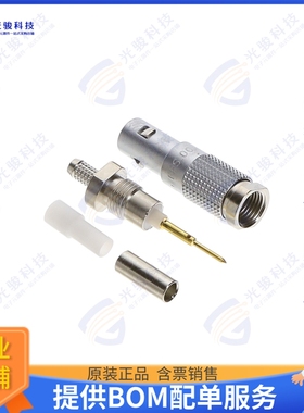 FFS.00.250.CTCE24 连接器CONN NIMCAMA PLG STR 50OHM CRIMP