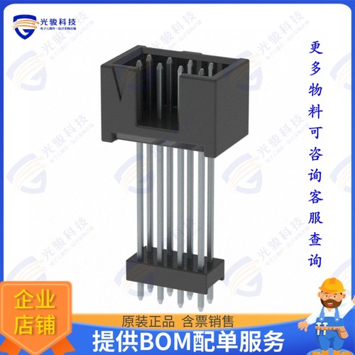 ZSS-104-06-T-D-1000 连接器CONN HDR .100  8POS