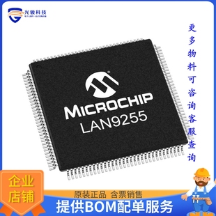 SLAVE 接口芯片IC ETHERCAT CONTROLLER LAN9255 ZMX020