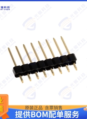 G800LE300018YEU 连接器PIN HEADER 2.54MM PITCH STR DIP,