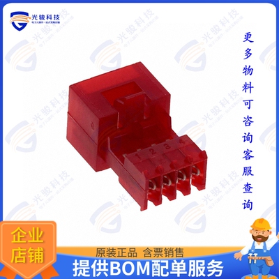 647000-4 连接器04P MTA100 PSTD CONN ASSY SN