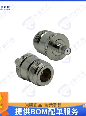 ADAPT/QMAF/N-TYPEM 连接器RF ADAPTOR - QMA FEMALE TO N-TYP